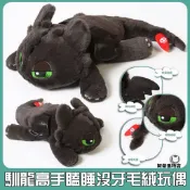 【阿柴選物店】現貨免運 環球影城 正版授權 馴龍高手 瞌睡沒牙造型毛絨娃娃 夜煞絨毛玩偶 龍龍抱枕 枕頭 午睡枕