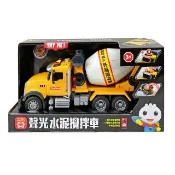 【風車圖書】擬真聲光水泥攪拌車(FOOD超人)