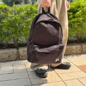 STUSSY 刺繡LOGO 後背包 帆布 雙肩包 基本款 Stüssy【彼得潘】