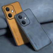 適用於 OnePlus Nord CE 3 / CE 3 Lite 5G 防震 PU 復古皮革混合保險槓外殼保護套