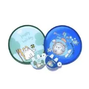 【原廠品質驗證】小扇子便攜迷妳日式折疊團扇折扇夏兒童收納圓扇定 制定 做廣告