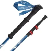 【deuter】直把碳纖維三節快扣FLS登山杖(DE-WSEE07N活力藍/戶外休閒/健行登山/輔助*)