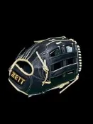 棒球世界全新ZETT軟式棒球手套12.5吋野手井字檔 (BPGT-86527)黑配色特價