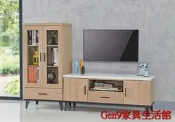 蘆洲巨林家具館..麥瑞特黃橡木6尺L型電視櫃(全組)(不含茶几)(木心板)-SB#721..台北地區免運費!!