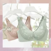 💕現貨!女人味蕾絲系~大美人顯瘦款無鋼圈內衣👙中大尺碼 柔軟 集中 包覆 空調杯🎀Missy Bra 宓思精品內衣🎀