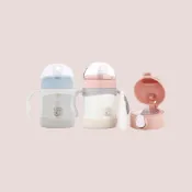 (店+)【THERMOS 膳魔師】兒童保溫杯 200ml TKFA 200S 手把水杯 吸管水杯 304不鏽鋼杯 防滑易握 安全材質 保冷 兒童杯 幼兒保溫瓶 禮盒款