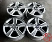 【RT捷運輪胎】BENZ 賓士 W204 C250 原廠鋁圈 17吋 五爪樣式 5X112 前後配 亮銀
