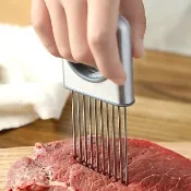 🔥首藝優家屋 🔥304不銹鋼扣戳肉嫩肉針肉扎肉器牛排松肉針廚房切菜固定護手神器