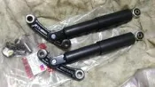 OEM 廠 LAE 豪丞部品，GFY6 前叉附搖臂，碟煞：虎骨款豪邁豪漢125 前避震器前搖臂式避震器前叉仔鴨母 ARM
