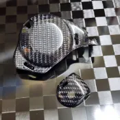Vespa 偉士牌 衝刺 春天 饅頭蓋 砲台飾蓋 車台塞 車台底板 防塵塞 防水塞 車底防塵塞正碳纖維卡夢包覆