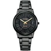 大高雄鐘錶城 CITIZEN 星辰 FE6017-85E 時尚造型格紋光動能腕錶/黑面/33.3mm情人對錶｜樂天領券現折★全館特惠中★指定刷卡回饋10%