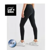 (店+)【Lets Slim】裸感黑【台灣總代理】Let's Slim 機能魔塑褲 經典黑色(空氣裸感) 瘦腿褲 高腰提臀 萊卡材質