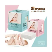 (店+)【Simba 小獅王辛巴】小獅王Simba  嬰兒乾濕兩用巾(80抽/盒)-MiffyBaby