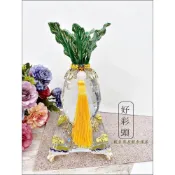 (店+)歐舍傢居 好彩頭 擺飾品 立體 水晶 菜頭 蘿蔔 擺件 風水 開運招財 進寶財位 擺件 新居 開店 升遷 祝賀 送禮品