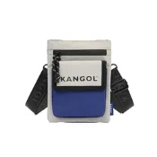 KANGOL 撞色小方包-灰/藍-6255170611