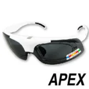 APEX 976B 偏光眼鏡-白 /含近視內框 戶外 自行車 跑步 運動 旅遊 登山 露營