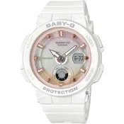 CASIO 卡西歐 Baby-G 海洋渡假 霓虹手錶 開學購物季 送禮首選-白 BGA-250-7A2