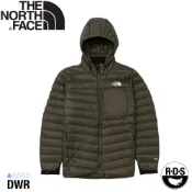 【The North Face 男 700FP 連帽羽絨外套《軍綠》】89ZQ/羽絨/羽絨衣/防風/連帽