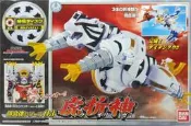 【千代】萬代侍戰隊DX虎折神日版正版全新僅拆封帶原裝盒說配件齊全白色主體搭配黃色