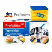(店+)德國 DM 廚房鍋具雙面清潔海綿 6入 不傷鍋具強力去污菜瓜布洗碗不掉砂【金好康】