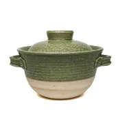 【福介商店】日本土鍋 伊賀燒 綠彩 3合炊飯鍋 陶鍋 砂鍋 燉鍋 湯鍋 煮飯鍋 日本製