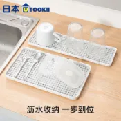 免運🎉廚房收納水槽碗盤碗碟碗筷瀝水架飲水機長條瀝水盤超大特大號托盤