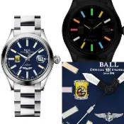 【BALL 波爾】官方授權 Engineer Master II系列 彩虹杜立特突擊隊 80周年機械腕錶(NM3000C-S1-BER)