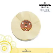 《 瑞士BERGEON 》6750 棉布拋光布輪 / 直徑10公分 ├鐘錶工具/手錶工具/修錶工具┤