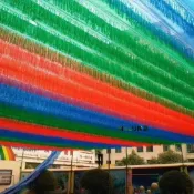 【2013人收藏】彩色遮陽網防曬網幼兒園游泳池遮陰隔熱網戶外加厚加密太陽網批發-Misaki精品