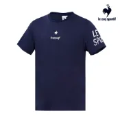 【LE COQ SPORTIF 法國公雞】S.Café®環保科技咖啡™紗短袖T恤-男女款-藏青色-LWR23601