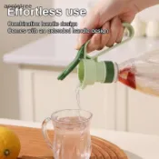 APPL 1PCS 水瓶冷密封飲料水壺導流板帶手柄便攜式飲料油瓶蓋 TW