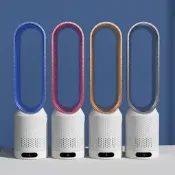【3C驗證】廠家直供無葉風扇家用電風扇無頁靜音空氣過濾循環扇床頭落地臺式電風扇 落地扇 吊扇 壁扇 工業風扇