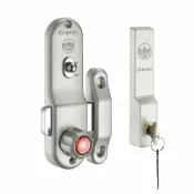 (店+)【青葉】747-1 高級鋁門鎖 豪華型1000型 700型兩用 鎌錠鎖分離式門鎖(落地門鎖 推拉門)