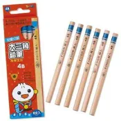 【大衛】風車 兒童分齡大三角鉛筆4B-FOOD超人