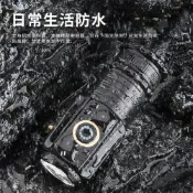 (店+)台灣公司出貨 長度8公分 3顆燈芯 P35 3000流明 手電筒 尾部強磁 迷你手電筒 軍用手電筒 強光手電筒 帽燈