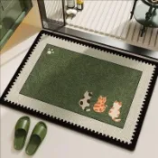 ✨臺灣出貨✨【秒吸水】軟硅藻泥衛生間地墊速幹吸水浴室止滑墊廁所洗手間腳墊