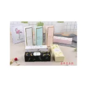 (店+)禎巧妙 簡易3粒装 80G 蛋黃酥烘焙包裝盒 翻蓋彩色燙金長條雪花酥包裝禮盒  牛扎餅乾西點盒 糖果包裝盒 年節禮盒包裝