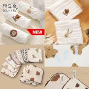 【林豆桑】現貨✨寶寶純棉紗布 擦手巾/手帕/洗臉巾/純棉紗布/寶寶小手帕/寶寶小方巾/新生兒手帕