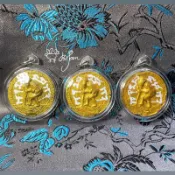 （已出讓）阿贊堆 瑪哈辣 徐祝老人 金面正反親簽特別版 財運/財富/人緣/異性緣/好運 用料珍貴豐富 阿贊兑 阿贊對