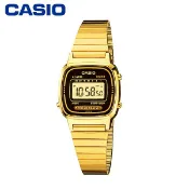 【CASIO】LA670WGA-1 復古造型小金錶/經典百搭/女用款/24mm【第一鐘錶】