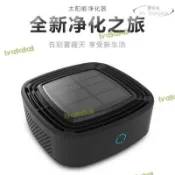 悠樂館 🏆品質認證🏆出貨丶太陽能車載空氣淨化器 汽車用空氣淨化器充電 除異味霧霾