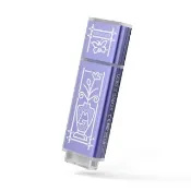 【TCELL 冠元】x 老屋顏 獨家聯名款-USB3.2 Gen1 256GB 台灣經典鐵窗花隨身碟(日常平安紫)