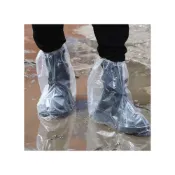 (店+)加厚款拋棄式雨鞋套 (高筒雨鞋套 一次性防雨鞋套 防水鞋套 鞋套 雨鞋 塑膠鞋套 加厚防雨鞋套 60625)
