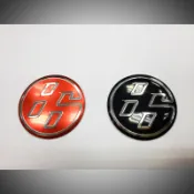 新版 86 logo方向盤金屬鋁牌車標