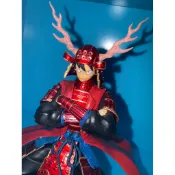 《拆擺公仔》港版 拆擺 無盒 二手 公仔 優質版 23cm 海賊王 航海王 魯夫 路飛 盔甲 武士 紅衣盔甲 公仔