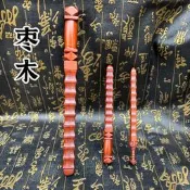 道家用品雷棗木精雕雷祖鞭十字天經九天應元雷聲普化天尊打神鞭【葡東宗教】