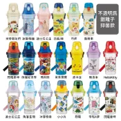 JJUSTGO家事購 日本 Skater 廣口彈蓋直飲冷水壺 按壓式 多款式 附提繩 480ml
