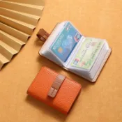 咚咚百貨💖真皮質感~RFID防盜女版多層卡位包 真皮卡包 卡套名片包 證件包 證件夾簡約卡包女多卡位小巧可愛大容量卡夾