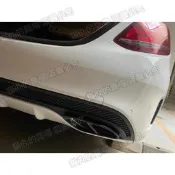 台灣現貨賓士 BENZ 四出 尾管 W205 C180 C200 C250 C300 排氣管 排氣管飾框 尾飾管  AM