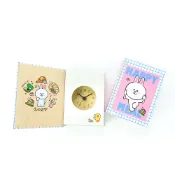 【全聯線上購】【CarryPlus】LINE FRIENDS 書本桌鐘時鐘-開心兔兔餐 (無鬧鐘)(LINE FRIENDS官方授權)